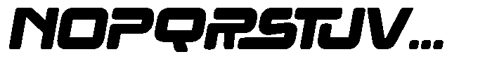 Ghost Gamer Italic Font LOWERCASE