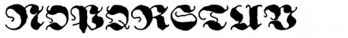 Ghost Gothic Font UPPERCASE