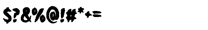 Ghost Region Font OTHER CHARS