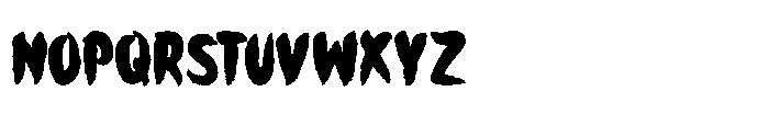Ghost Region Font UPPERCASE