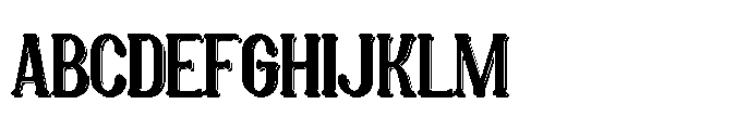 Ghost Ship Clean Shadow Font UPPERCASE