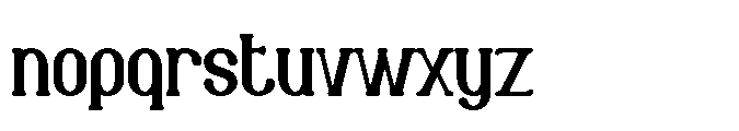 Ghost Ship Clean Font LOWERCASE