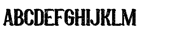 Ghost Ship Rough Shadow Font UPPERCASE