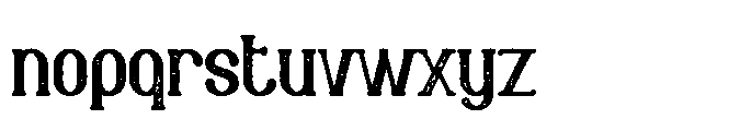 Ghost Ship Rough Font LOWERCASE