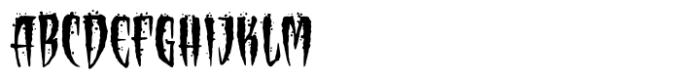 Ghost Terror Font UPPERCASE
