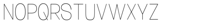 Ghosta Neue Thin Condensed Font UPPERCASE