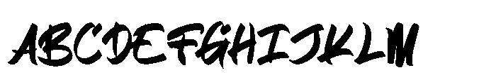 Ghoster Mionyto Font UPPERCASE