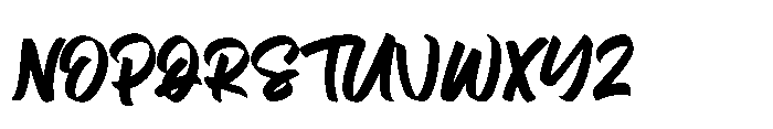 Ghoster Mionyto Font UPPERCASE