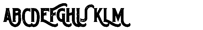 Ghostlight Aged Font UPPERCASE
