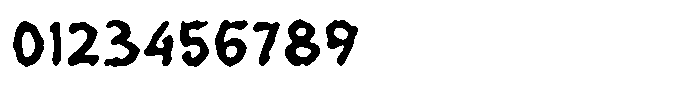 Ghoul Stain Font OTHER CHARS