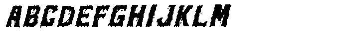 Ghouls Bloods Slanted Regular FONT