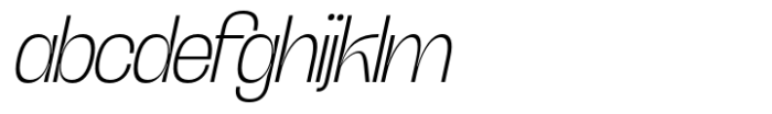 Ghyrome Extra Light Italic FONT