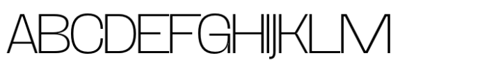 Ghyrome Extra Light Font UPPERCASE