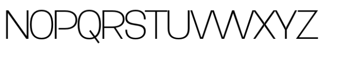 Ghyrome Extra Light Font UPPERCASE