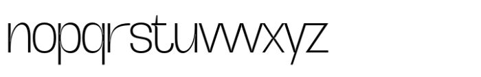 Ghyrome Extra Light Font LOWERCASE