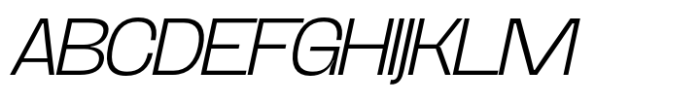 Ghyrome Light Italic Font UPPERCASE