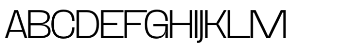 Ghyrome Light Font UPPERCASE