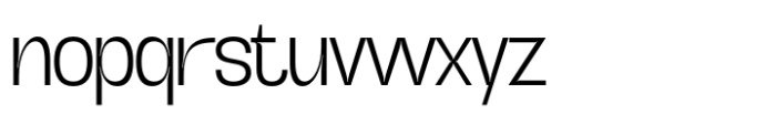 Ghyrome Light Font LOWERCASE