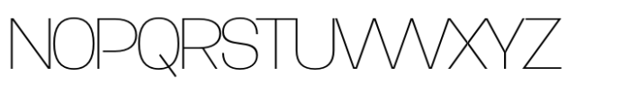 Ghyrome Thin Font UPPERCASE