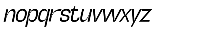 Ghyrome Variable Black Italic Font LOWERCASE