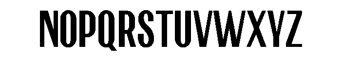 GhostWar Medium Instance Font UPPERCASE