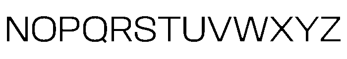 Gimlet Sans Variable Extra Light Font UPPERCASE