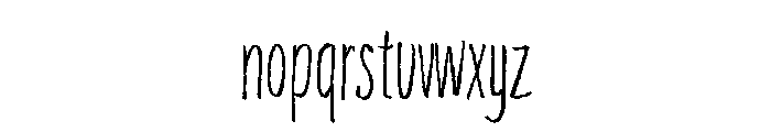 Giramisu Variable Bold Font LOWERCASE