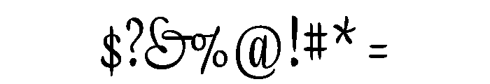 Giramisu Variable Regular Font OTHER CHARS