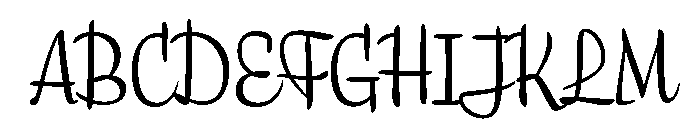 Giramisu Variable Regular Font UPPERCASE