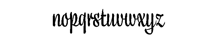 Giramisu Variable Regular Font LOWERCASE