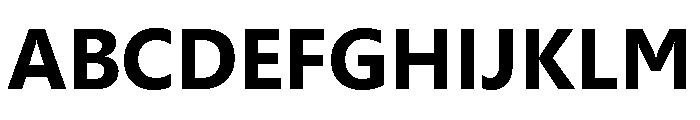 Gisha Bold Font UPPERCASE