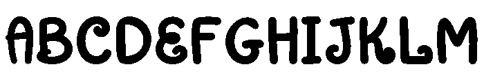GIBZY Regular Font UPPERCASE