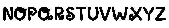GIBZY Regular Font UPPERCASE