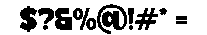 GIFTUZ-Regular Font OTHER CHARS