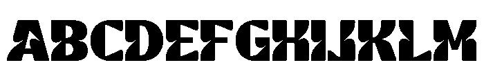 GIKEN-Regular Font UPPERCASE