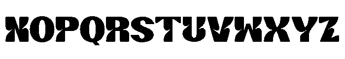 GIKEN-Regular Font UPPERCASE
