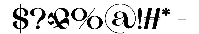 GIMEC Font OTHER CHARS