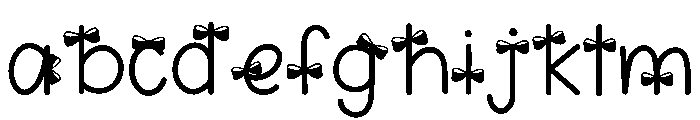 GIftbox Bow FONT