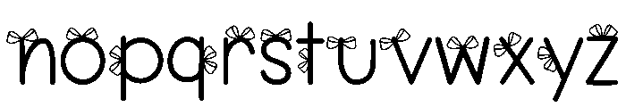 GIftbox Doodle Font LOWERCASE