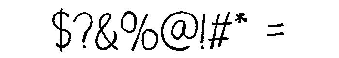 Gianome Regular Font OTHER CHARS