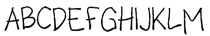 Gianome Regular Font UPPERCASE