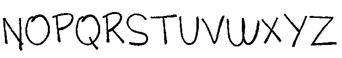 Gianome Regular Font UPPERCASE