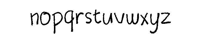 Gianome Regular Font LOWERCASE