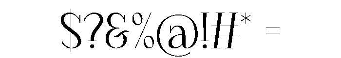 Giant Fortress Regular Font OTHER CHARS