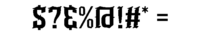 Giant Leaps Font OTHER CHARS