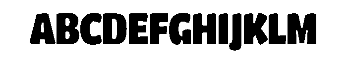 Giant Myth Bold Font UPPERCASE