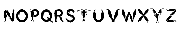 Giant Regular Font UPPERCASE