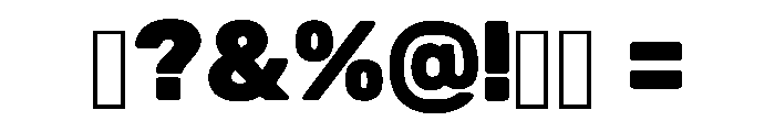 Giant Sans Regular Font OTHER CHARS
