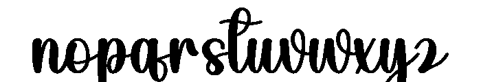 Giantess Font LOWERCASE