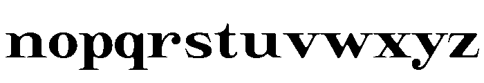 GiantrickSoft-Black Font LOWERCASE